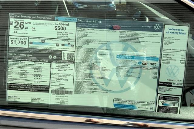 New 2023 PLATINUM GRAY METALLIC Volkswagen 2.0T SE FWD image 19