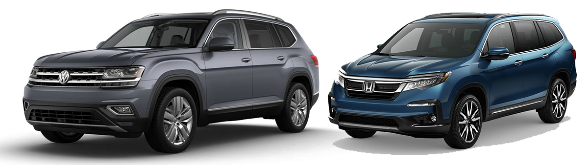 specs features trim price 2019 volkswagen atlas vs 2019 honda pilot