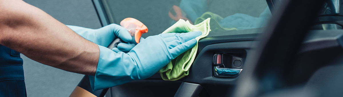 cleaning car interior for coronavirus