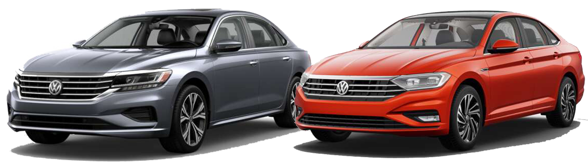 new 2020 Volkswagen Passat vs Jetta comparison features specs