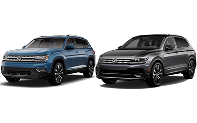 volkswagen vs atlas vs tiguan San Diego CA comparison
